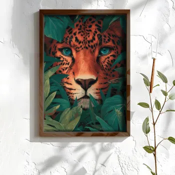 Tablou decorativ, NAL031-70, MDF, Lemn masiv, Multicolor imagine