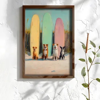 Tablou decorativ, NAL032-70, MDF, Lemn masiv, Multicolor imagine