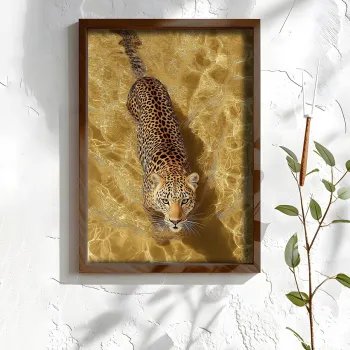 Tablou decorativ, NAL037-70, MDF, Lemn masiv, Multicolor imagine