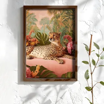 Tablou decorativ, NAL091-46, MDF, Lemn masiv, Multicolor imagine
