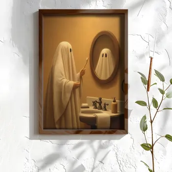 Tablou decorativ, NAL093-46, MDF, Lemn masiv, Multicolor imagine