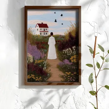Tablou decorativ, NAL101-46, MDF, Lemn masiv, Multicolor imagine