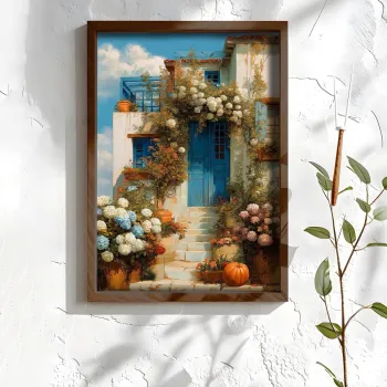 Tablou decorativ, NAL102-46, MDF, Lemn masiv, Multicolor imagine
