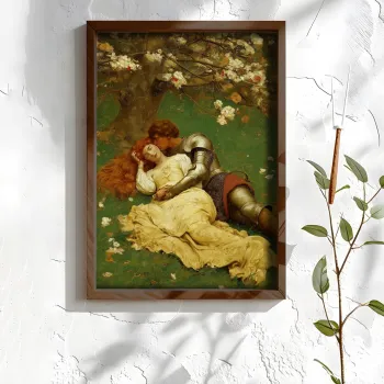 Tablou decorativ, NAL106-46, MDF, Lemn masiv, Multicolor imagine
