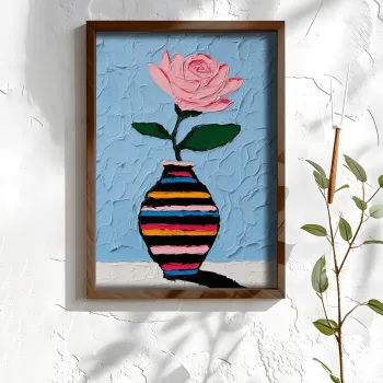 Tablou decorativ, NAL107-70, MDF, Lemn masiv, Multicolor imagine