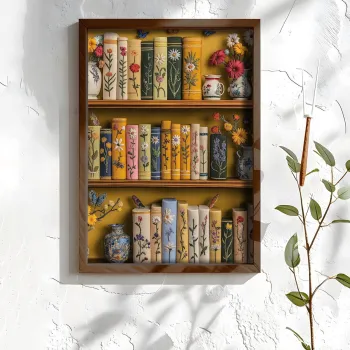 Tablou decorativ, NAL125-70, MDF, Lemn masiv, Multicolor imagine