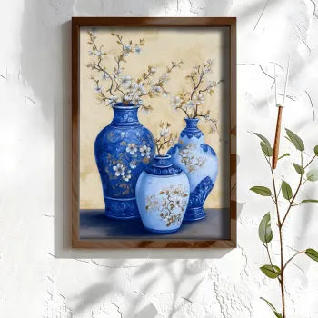 Tablou decorativ, NAL126-46, MDF, Lemn masiv, Multicolor imagine
