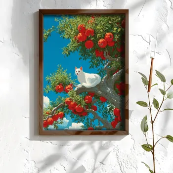 Tablou decorativ, NAL128-46, MDF, Lemn masiv, Multicolor imagine