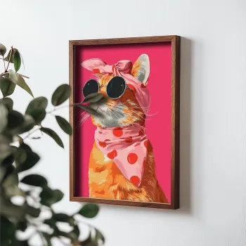 Tablou decorativ, NAL144-46, MDF, Lemn masiv, Multicolor imagine