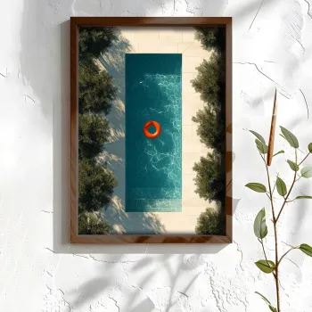 Tablou decorativ, NAL146-70, MDF, Lemn masiv, Multicolor imagine