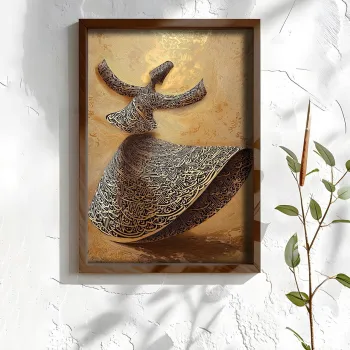Tablou decorativ, NAL152-46, MDF, Lemn masiv, Multicolor imagine