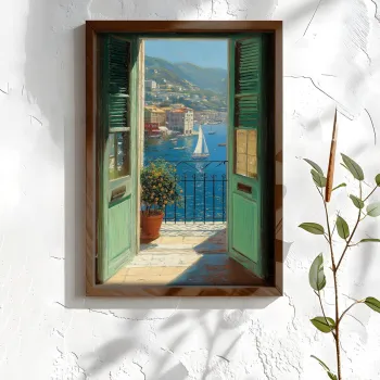 Tablou decorativ, NAL157-70, MDF, Lemn masiv, Multicolor imagine