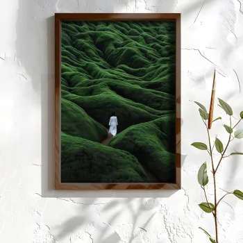 Tablou decorativ, NAL166-70, MDF, Lemn masiv, Multicolor imagine