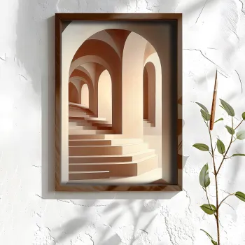 Tablou decorativ, NAL185-46, MDF, Lemn masiv, Multicolor imagine