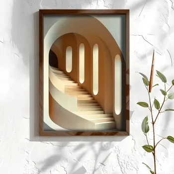 Tablou decorativ, NAL186-46, MDF, Lemn masiv, Multicolor imagine
