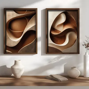 Tablou decorativ, NAL187-46, MDF, Lemn masiv, Multicolor imagine