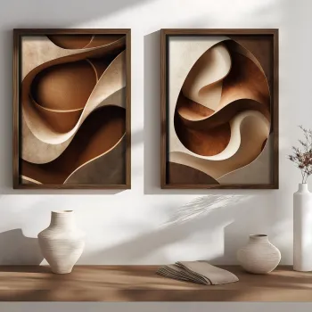Tablou decorativ, NAL187-70, MDF, Lemn masiv, Multicolor imagine
