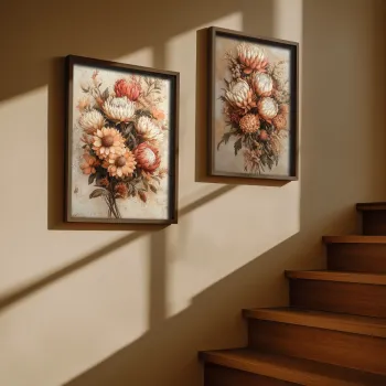 Tablou decorativ, NAL188-70, MDF, Lemn masiv, Multicolor imagine