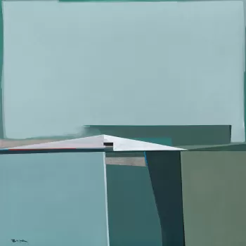 Tablou decorativ Naska 515, Bizzotto, 140 x 140 cm, canvas pictat si imprimat/lemn de brad imagine