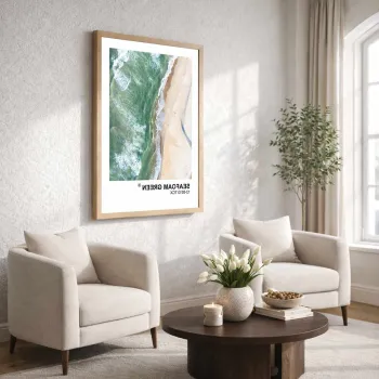 Tablou decorativ, NC11832_3545, MDF, Inramat: 100% PLASTIC (Grosime: 2 cm, Multicolor imagine