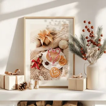 Tablou decorativ, Nwyearsngmdl100, MDF, Multicolor imagine