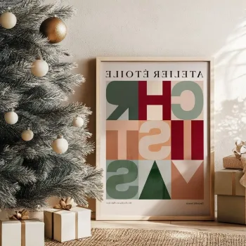 Tablou decorativ, Nwyearsngmdl103, MDF, Multicolor imagine