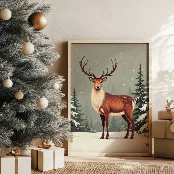 Tablou decorativ, Nwyearsngmdl11, MDF, Multicolor imagine