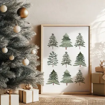 Tablou decorativ, Nwyearsngmdl47, MDF, Multicolor imagine