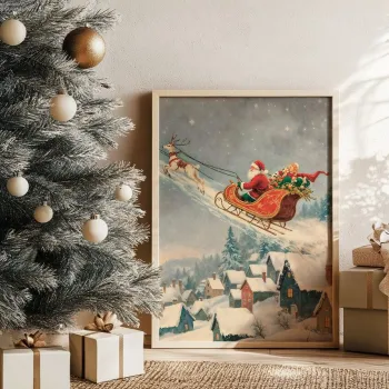 Tablou decorativ, Nwyearsngmdl6, MDF, Multicolor imagine