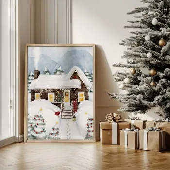 Tablou decorativ, Nwyearsngmdl66, MDF, Multicolor imagine