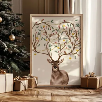 Tablou decorativ, Nwyearsngmdl69, MDF, Multicolor imagine