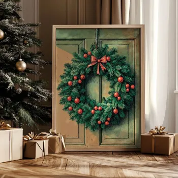 Tablou decorativ, Nwyearsngmdl8, MDF, Multicolor imagine