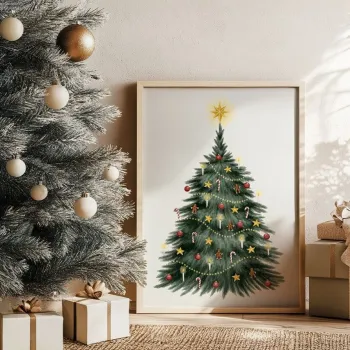 Tablou decorativ, Nwyearsngmdl83, MDF, Multicolor imagine