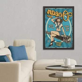 Tablou decorativ, Ocean Spirit (40 x 55), MDF , Polistiren, Multicolor imagine