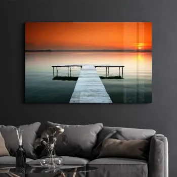 Tablou decorativ, OGLS-1109, Sticla temperata, Dimensiune: 35 x 55 cm, Multicolor imagine