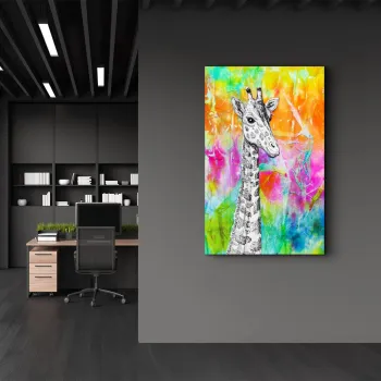 Tablou decorativ, OGLS-2098, Dimensiuni: 46 x 72 cm, Multicolor imagine