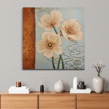 Tablou decorativ, OP10068, PANZA, Lemn (Grosime: 3 cm, Multicolor imagine