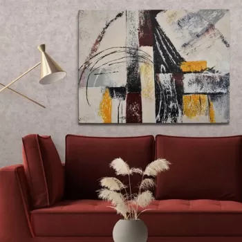 Tablou decorativ, OP1188699853, Canvas, Cadru: 100% LEMN (grosime: 3 cm), Multicolor imagine