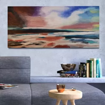 Tablou decorativ, OP1792225085, Canvas, Cadru: 100% LEMN (grosime: 3 cm), Multicolor imagine