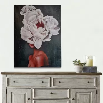 Tablou decorativ, OP6019235950954, Canvas, Cadru: 100% LEMN (grosime: 3 cm), Multicolor imagine