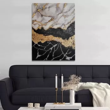 Tablou decorativ, OPG1415417387, Canvas, Cadru: 100% LEMN (grosime: 3 cm), Multicolor imagine