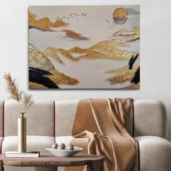 Tablou decorativ, OPG1881464974, Canvas, Cadru: 100% LEMN (grosime: 3 cm), Multicolor imagine