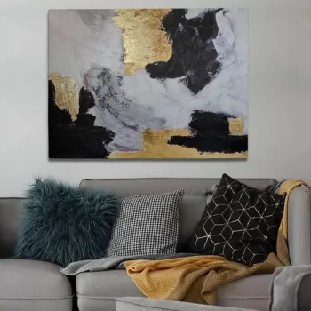 Tablou decorativ, OPG1998476996, Canvas, Cadru: 100% LEMN (grosime: 3 cm), Multicolor imagine