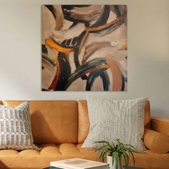 Tablou decorativ, OPG2000650808, Canvas, Cadru: 100% LEMN (grosime: 3 cm), Multicolor imagine