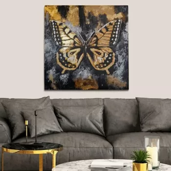 Tablou decorativ, OPG2075564278, Canvas, Cadru: 100% LEMN (grosime: 3 cm), Multicolor imagine