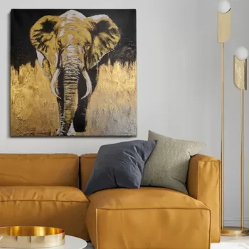 Tablou decorativ, OPG2125740134, Canvas, Cadru: 100% LEMN (grosime: 3 cm), Multicolor imagine