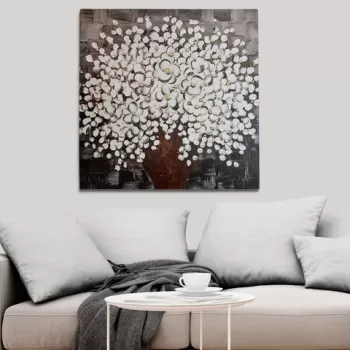 Tablou decorativ, OPG44512, Canvas, Cadru: 100% LEMN (grosime: 3 cm), Multicolor imagine