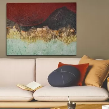 Tablou decorativ, OPG589822163, Canvas, Cadru: 100% LEMN (grosime: 3 cm), Multicolor imagine