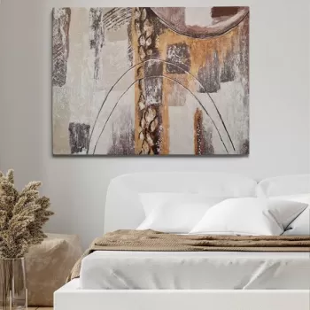 Tablou decorativ, OPG8597389, Canvas, Cadru: 100% LEMN (grosime: 3 cm), Multicolor imagine