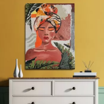 Tablou decorativ, OPL1962078325, Canvas, Cadru: 100% LEMN (grosime: 3 cm), Multicolor imagine